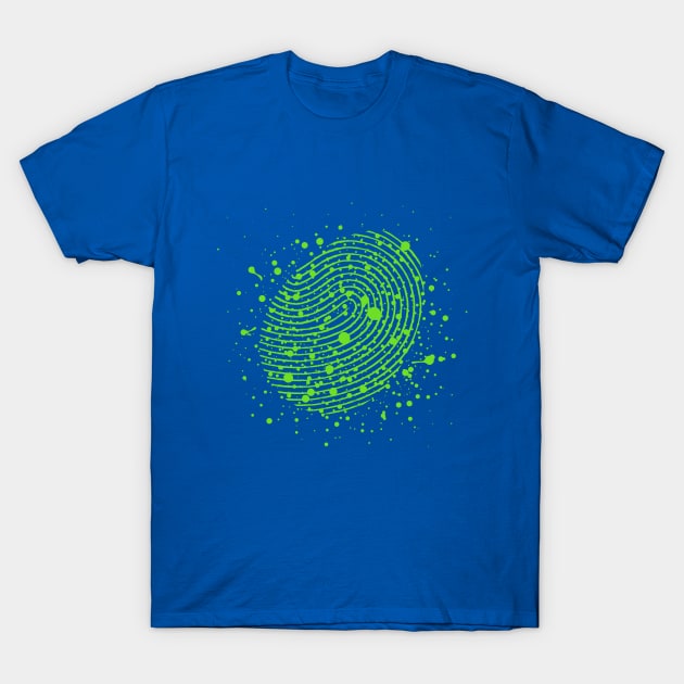 Dirty Fingerprint T-Shirt by MplusC